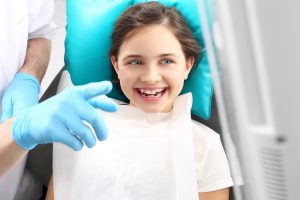 child at dentist